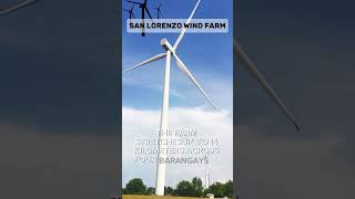 SAN LORENZO WIND FARM  GUIMARAS ISLAND windfarm renewableenergy [upl. by Cyril]