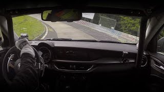 Alfa Romeo Stelvio Quadrifoglio  New Record at Nürburgring [upl. by Gnilrets516]