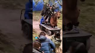 How We Filmed a Horse Ride with a 4Wheel Dummy Horse behindthescene film bts [upl. by Accire]