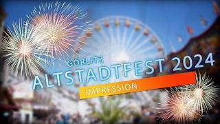 Görlitz Altstadtfest 2024 – Impression [upl. by Ynittirb]