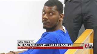 Gaffney murder suspect appears in court [upl. by Nauqad]