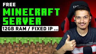 New Create Free Minecraft Server with 12Gb RAM  Static IP [upl. by Leissam]