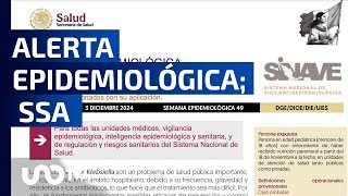 La Secretaría de Salud emitió alerta epidemiológica por bacteria Klebsiella Oxytoca [upl. by Pliner]