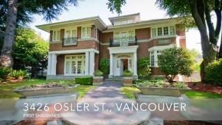 First Shaughnessy  3426 Osler St Vancouver Peter and Vivian [upl. by Chickie105]