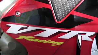 HONDA VTR 1000 SP1 YEAR 2000 BY TRESOLDI HONDA PESSANO MILAN ITALY NO MUSIC [upl. by Rockafellow]