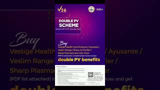 Vestige Double PV Offer Recent Good news in vestigeVestige Business Opportunity [upl. by Atirres]