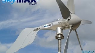 How To assemble the SkyMax™ wind turbine residential roof mount [upl. by Llerrehc]