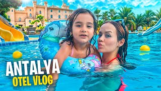 ANTALYA TATİL VLOG İLK GÜN  Gamze Karta Öykü Karta [upl. by Sonitnatsok]