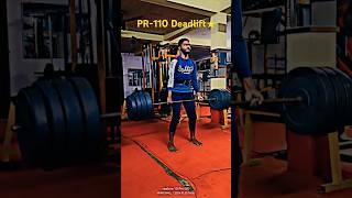 110 KG DEADLIFT 50 KG BODY WEIGHT  CHALLENGE 💪  DEADLIFT WORKOUT  GYM VIDEOS 🔥 [upl. by Stinky931]