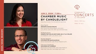 Chamber Music by Candlelight June 2 2024 [upl. by Ecinna]