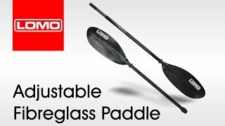 Lomo Adjustable Fibreglass 2 Piece Kayak Paddle [upl. by Jessee763]