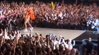 Miley Cyrus  Bangerz Tour Intro  SMS live  Milan 08062014 [upl. by Addie]