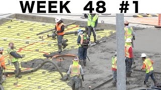 2 hours of concrete pumping compressed into 13½ minutes set to music Ⓗ Week 48 set 1 [upl. by Orimisac]