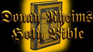 ♛DouayRheims Holy Bible  John✠ [upl. by Atcele]