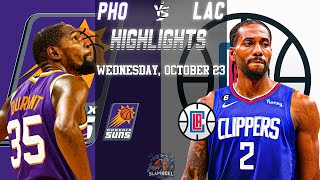 Phoenix Suns vs LA Clippers 1st QRT Highlights  October 23 2024 [upl. by Ilagam]