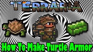 Terraria Gameplay Part 26  How To Make Turtle Armor [upl. by Curkell900]