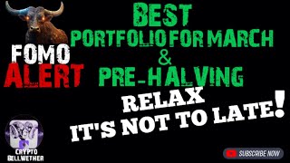 Best portfolio for MARCH amp Prehalving to build NOW Its NOT to Late AGI XAI SUPER ZETA etc [upl. by Adoc]