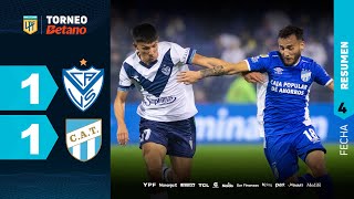 VÉLEZ 1  1 ATLÉTICO TUCUMÁN  Resumen del partido  TorneoBetano 2024 [upl. by Alverson]