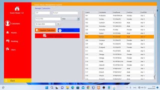 Java Swing Full project Guest House Management System Part 1 [upl. by Llerehs]