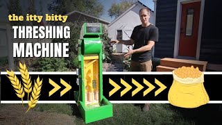 Small Scale Grain Threshing Machine [upl. by Adley]