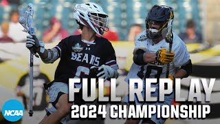 Adelphi vs LenoirRhyne 2024 DII mens lacrosse championship  FULL GAME [upl. by Valaree101]