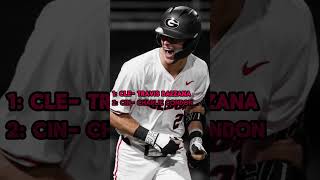 2024 MLB Mock Draft 10 shorts mlb baseball mlbdraft [upl. by Cristian548]