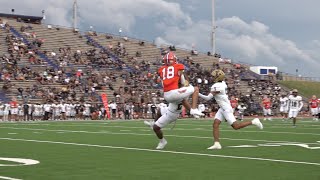 FOX Football Live Abilene outlasts San Angelo Central in renewed rivalry matchup [upl. by Kynthia696]