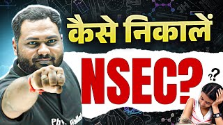 How to Crack NSEC ❓🤔  Strategy to Clear NSEC Exam 🔥 [upl. by Muffin]