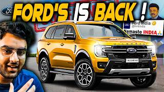 Fords India Comeback Plans Finalized with 6 New SUVs   Everest Ecosport ComebacK [upl. by Terej]