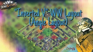 532 DomiNations 6 Base Layout Industrial Age Angle Inverted VLayout [upl. by Bobbie]