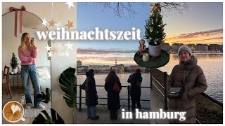 vlogmas WEIHNACHTSMÄRKTE IN HAMBURG Mädelswochenende Basteln VLOGMAS PART 3 [upl. by Laurance300]