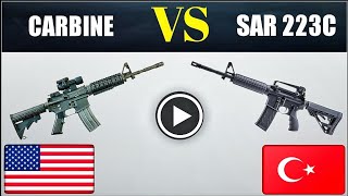 M4 Carbine VS SAR 223C Rifle [upl. by Elok]