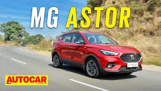 MG Astor real world review  Performance comfort ADAS and more  Autocar India [upl. by Rosecan]