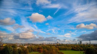 London from Primrose Hill  Timelapse Clouds  Kamlan 15mm [upl. by Otreblada814]