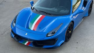 Top spec 488 Pista close up look [upl. by Tullius]