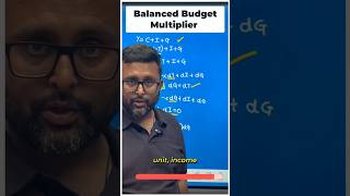 Balanced Budget Multiplier indianeconomicservices cuetpgeconomics ugcneteconomics rbigradeb [upl. by Jeff]