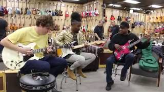 Jam Session Henny Hendrexz Michael Lemmo amp Conrad Lee at Normans Rare Guitars [upl. by Alejna]