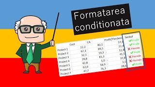 46 Excel  Formatare conditionata [upl. by Luaped]