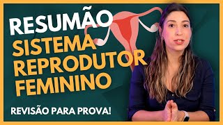 Resumão SISTEMA REPRODUTOR FEMININO [upl. by Sunev]