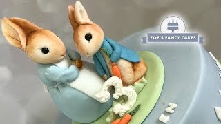 Peter Rabbit amp Josephine Rabbit cake toppers Beatrix Potter [upl. by Sierra]