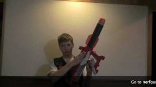 Nerf NStrike Titan ASV1 Review Mighty Missile Blaster [upl. by Dolora]