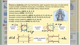 Čtverec obdélník vlastnosti Geometrie pro 5roč str 23 cv 1 [upl. by Dolley]