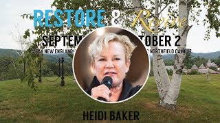 Heidi Bakers Message at Restore amp Revive Northfield Monday Evening Oct 2 2017 [upl. by Adina832]