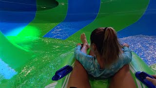 Supercrater Water Slide 💦 at Aqualand Moravia 🇨🇿 [upl. by Weinhardt481]