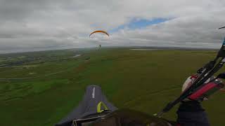 Blackstones edge a touch windy for paragliding [upl. by Disraeli]