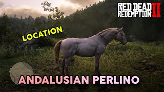 Rare Andalusian Perlino Horse Location  RDR2 [upl. by Teloiv91]