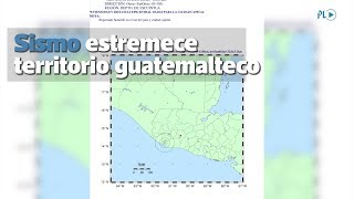 Temblor de 58 grados sacude Guatemala  Prensa Libre [upl. by Savell950]