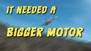 Upgraded Motor Transforms My F22 Mini Foam Board Raptor Flies like a beast [upl. by Thay]