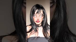 Goth doll makeup for Halloween 🎃👻 makeuptutorial halloween makeup shorts halloweenmakeuplook [upl. by Noelc635]