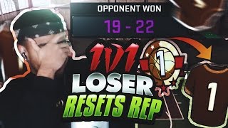 1 V 1 AGAINST TRASH TALKER LOSER HAS TO RESET THEIR MYPARK REP 😱😳😨 [upl. by Maller]